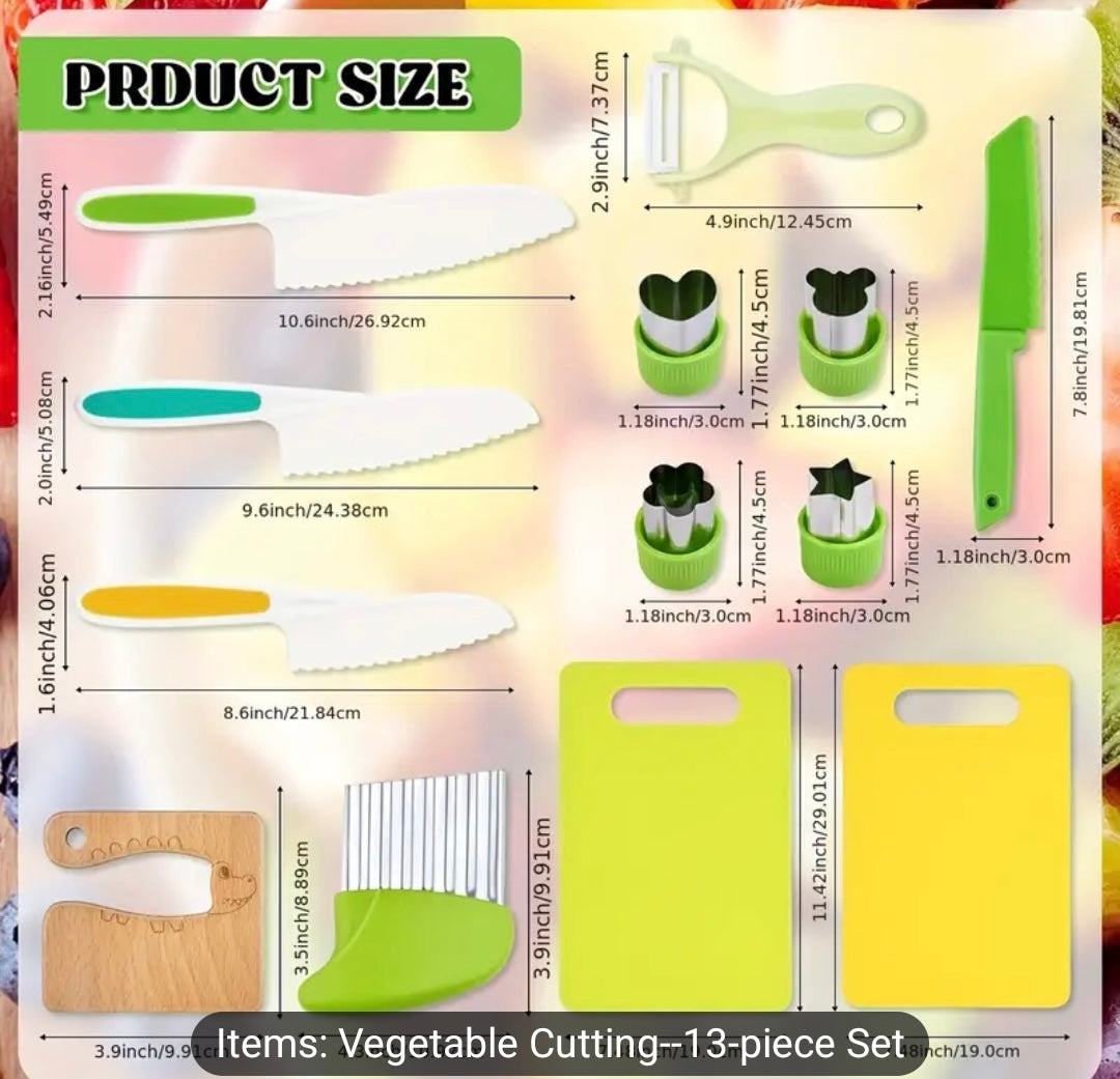 13 Piece Vegetable Cutting Set