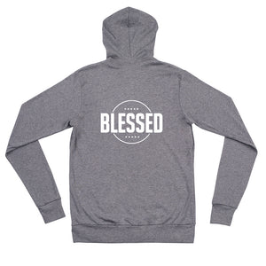 Blessed (Modern Design) Unisex Zip Hoodie