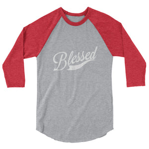 Blessed (Vintage Design) 3/4 sleeve raglan shirt